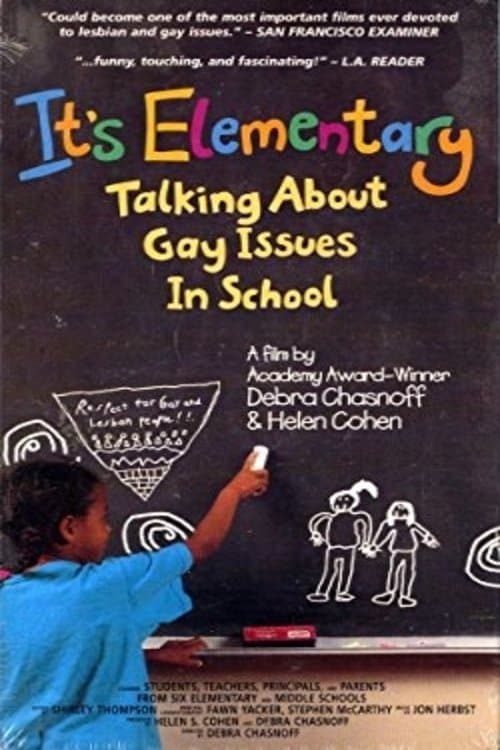 Poster for It's Elementary: Talking About Gay Issues in School