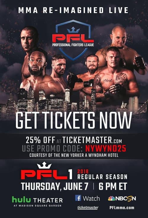 Poster for PFL 2018 #1: Regular Season - Harrison vs. Tursyn