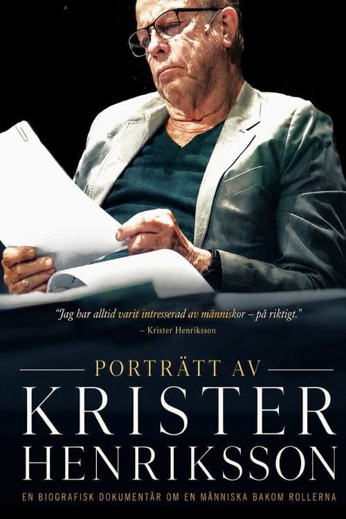 Poster for Porträtt av Krister Henriksson