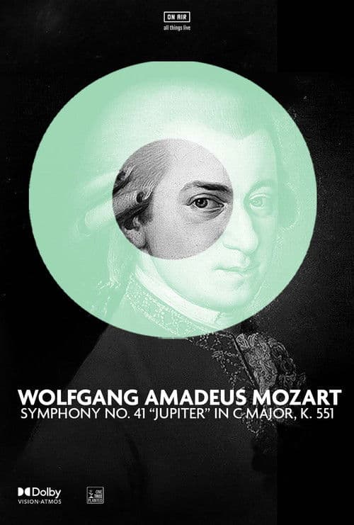 Poster for Wolfgang Amadeus Mozart 'Symphony No. 41 in C Major'