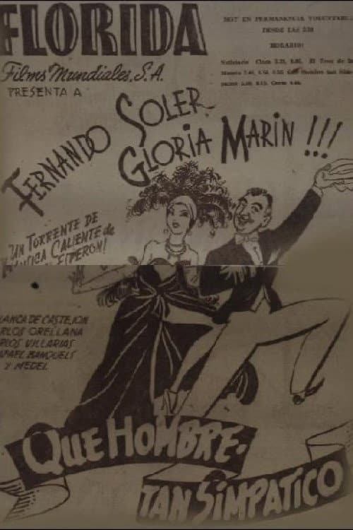 Poster for Qué hombre tan simpático