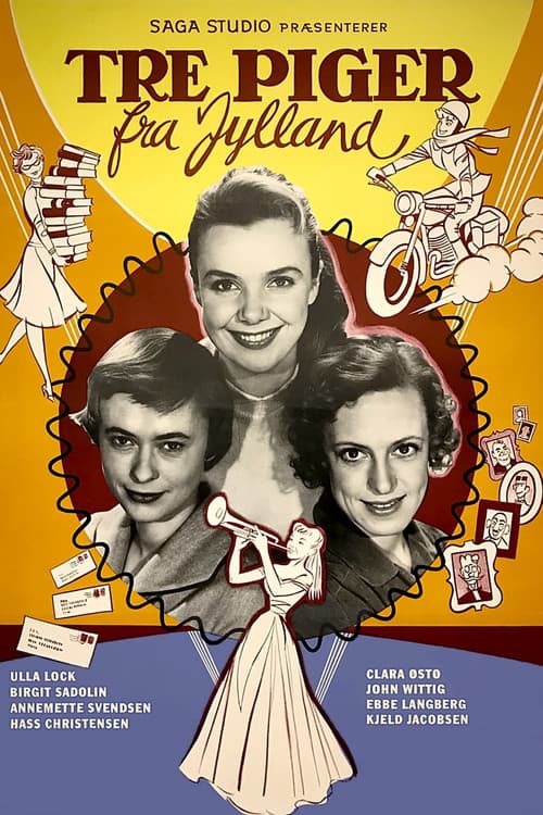 Poster for Tre piger fra Jylland