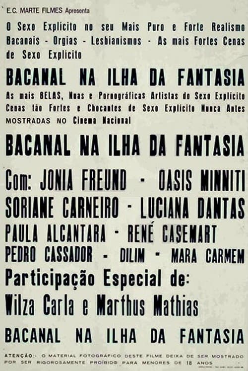 Poster for Bacanal na Ilha da Fantasia
