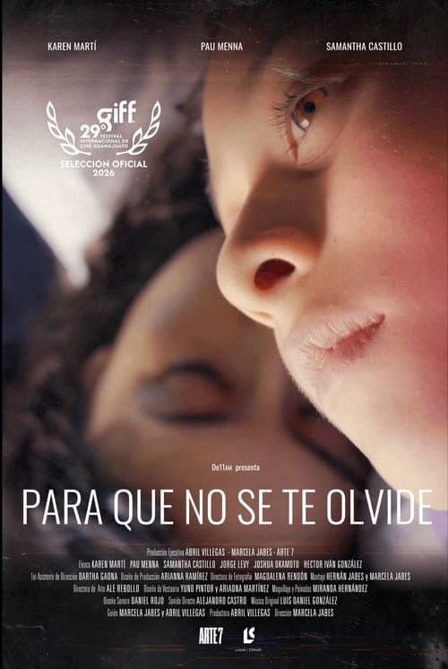 Poster for So you don't forget