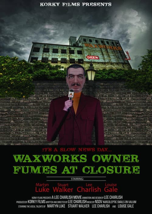 Poster for Waxworks Owner Fumes at Closure