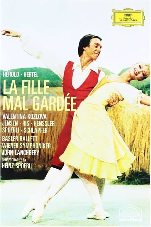 Poster for La Fille mal gardée