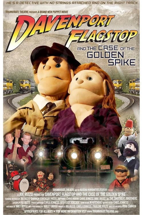 Poster for Davenport Flagstop and the Case of the Golden Spike