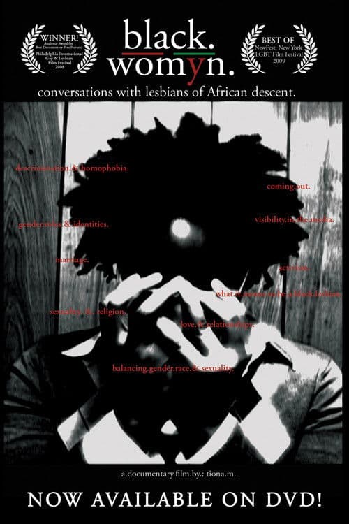 Poster for Black./Womyn.:Conversations with Lesbians of African Descent