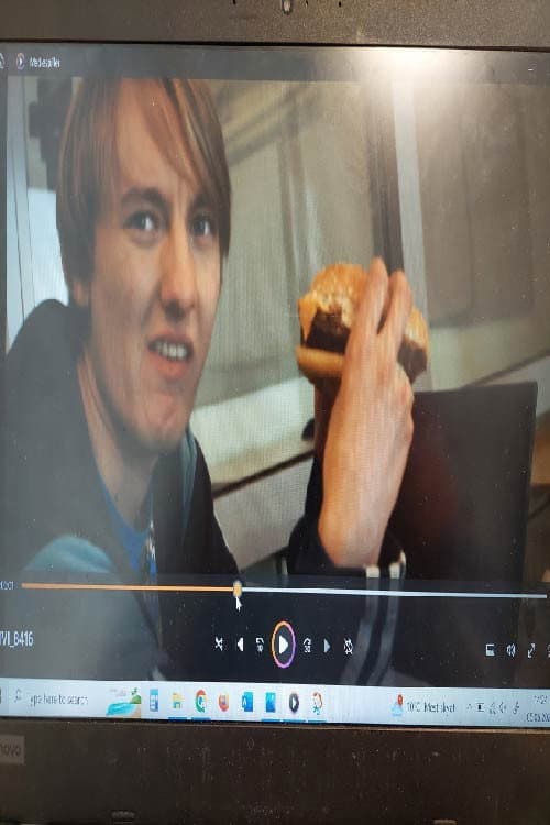 Poster for Me and Matheo eating a burger