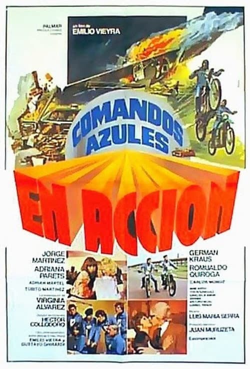 Poster for Comandos azules en acción