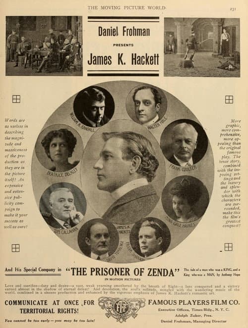 Постер до фільму «The Prisoner of Zenda»