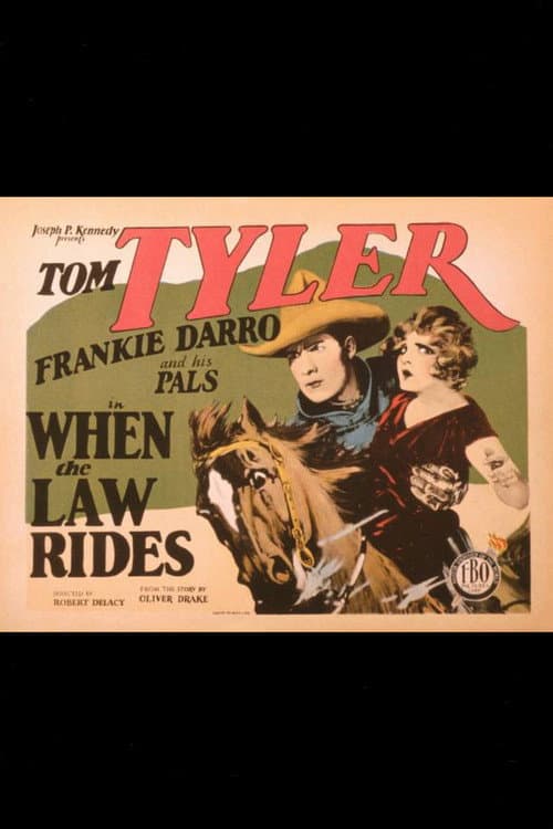 Poster for When the Law Rides