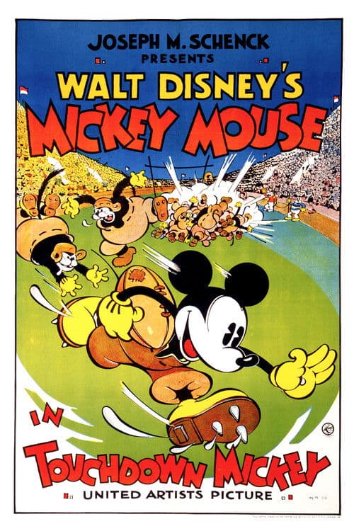 Poster for Touchdown Mickey