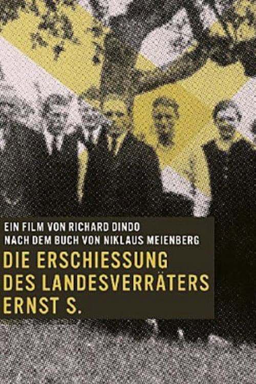 Постер до фільму «The Execution of the Traitor to the Homeland Ernst S.»