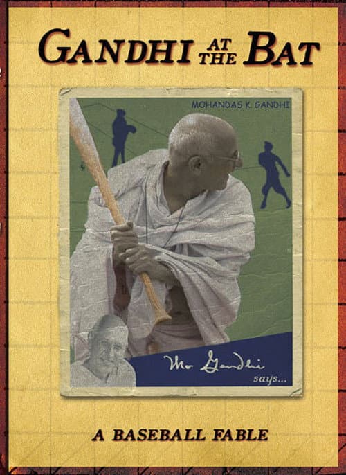 Poster for Gandhi at the Bat