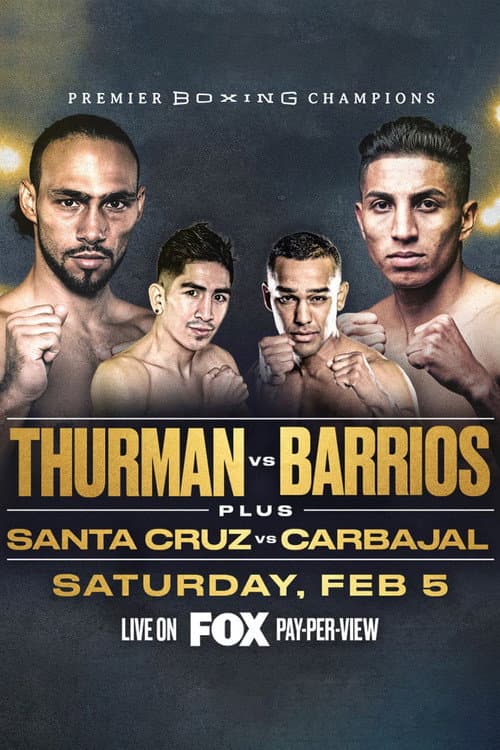 Poster for Keith Thurman vs. Mario Barrios