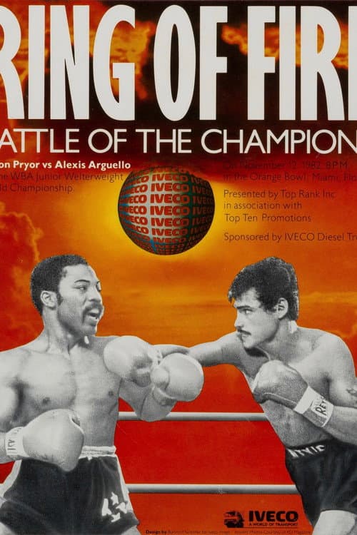 Poster for Aaron Pryor vs. Alexis Arguello I