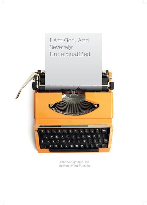 Poster for I Am God and Severely Underqualified