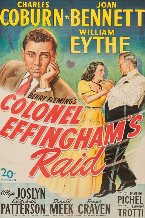 Poster for Colonel Effingham's Raid