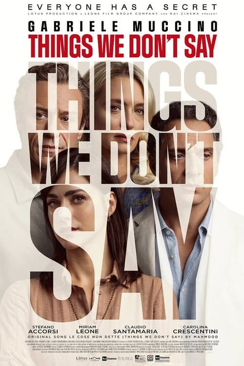Poster for Things We Don't Say