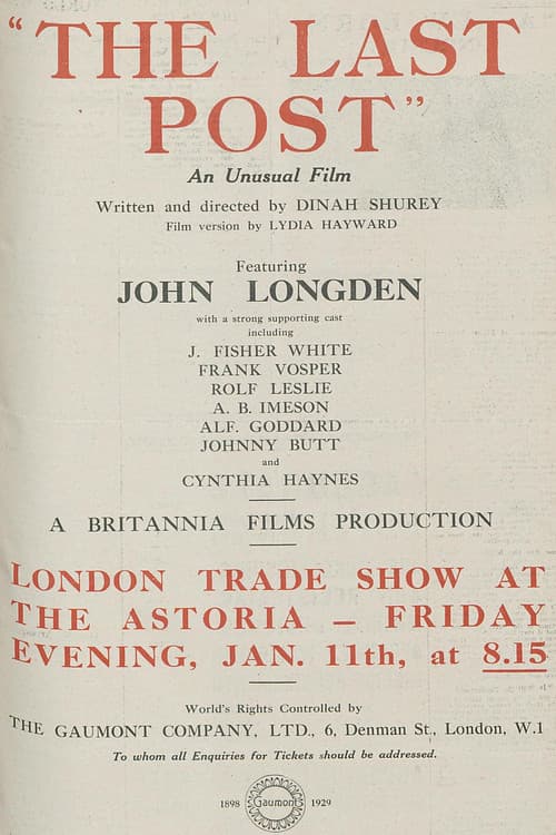 Poster for The Last Post