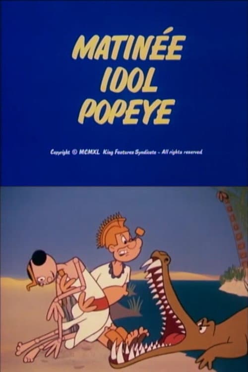 Poster for Matinee Idol Popeye