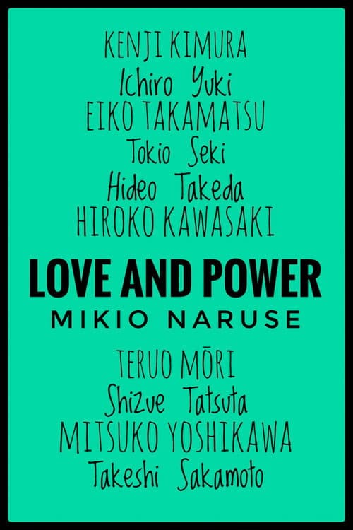 Poster for Love and Power