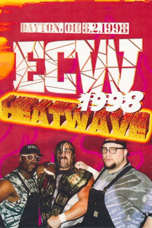 Poster for ECW Heat Wave 1998
