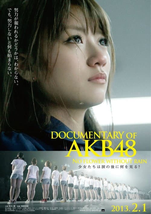 Poster for Documentary of AKB48 No Flower Without Rain