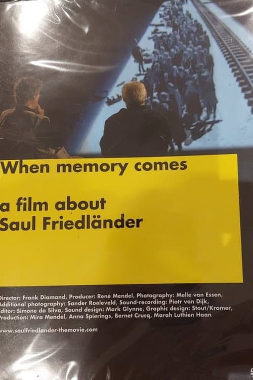 Poster for When memory comes - a film about Saul Friedländer