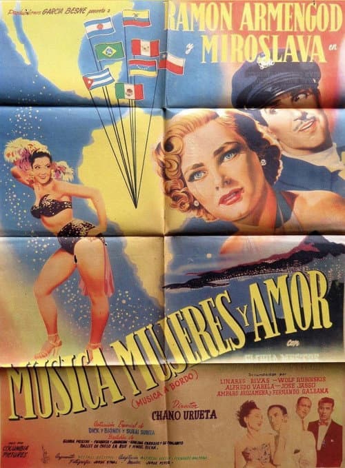 Постер до фільму «Música, mujeres y amor»