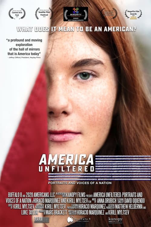 Poster for America Unfiltered: Portraits and Voices of a Nation