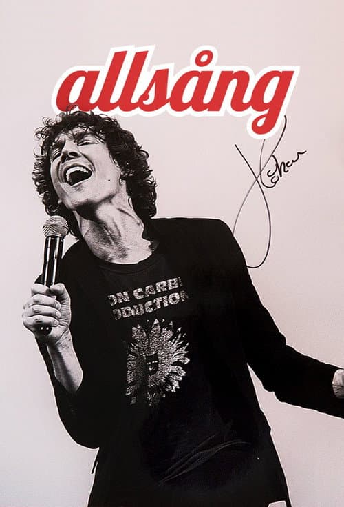 Poster for Allsångsscenen är din Håkan Hellström