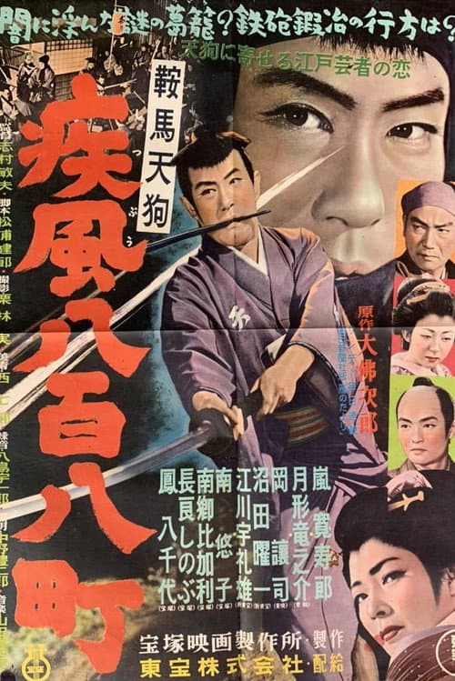 Poster for Tengu Kurama — A Strong Wind Through 808 Villages