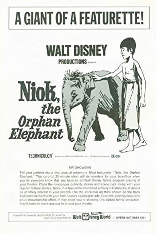 Poster for Niok, The Orphan Elephant