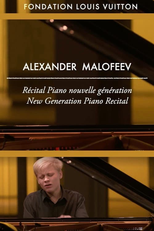 Poster for Alexander Malofeev: Fondation Louis Vuitton Recital