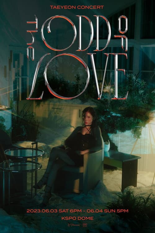 Poster for TAEYEON Concert "The ODD of LOVE" in Seoul