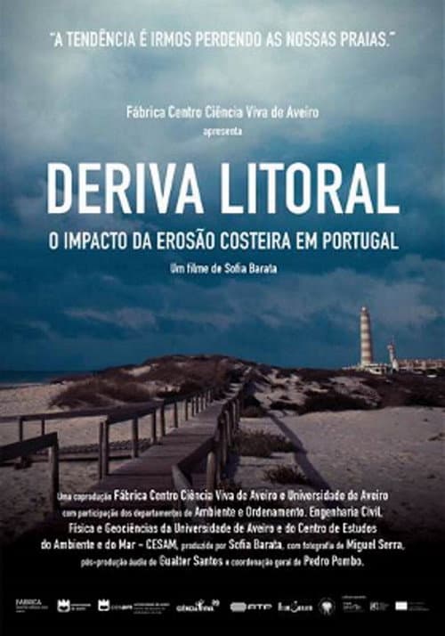 Poster for Deriva Litoral - o impacto da erosão costeira em Portugal