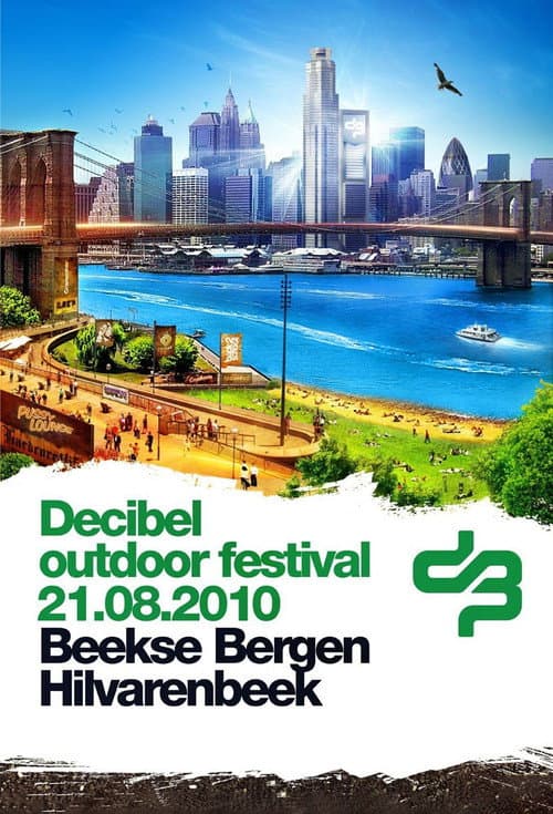 Poster for Decibel Outdoor Festival 2010