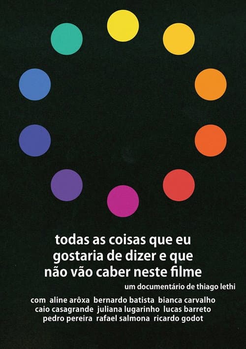 Постер до фільму «All the Things I Would Like to Say and That Will Not Fit in This Movie»