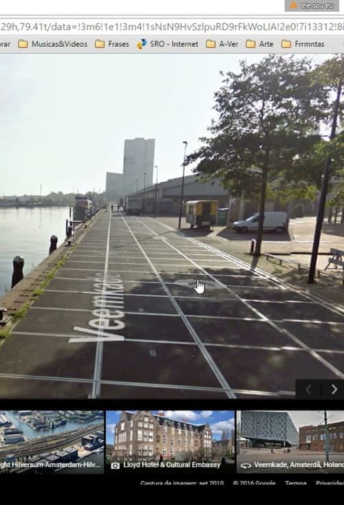 Poster for Visit to Lloyd Hotel via Google Earth