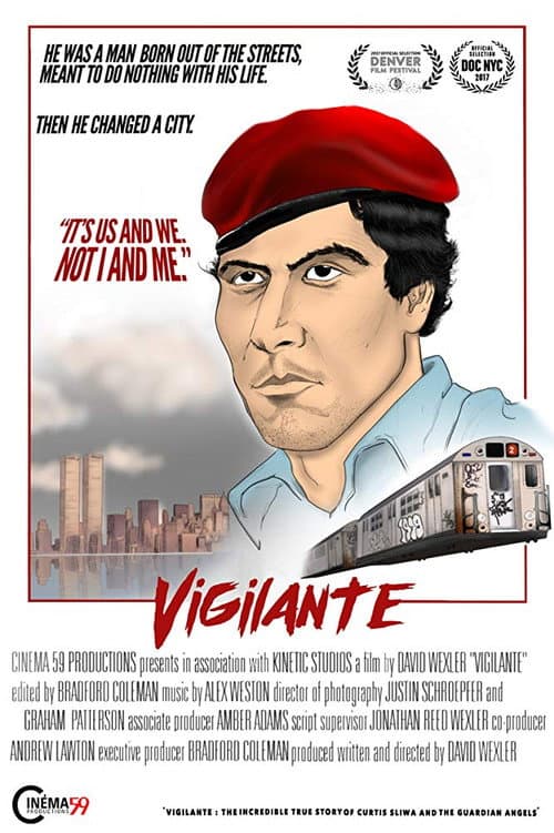 Poster for Vigilante: The Incredible True Story of Curtis Sliwa & the Guardian Angels