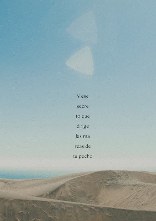 Poster for And that secret that moves the tides of your chest