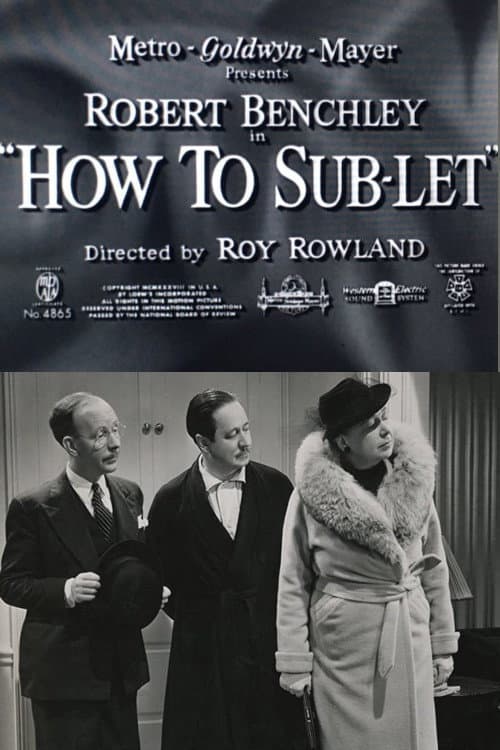 Poster for How to Sub-Let