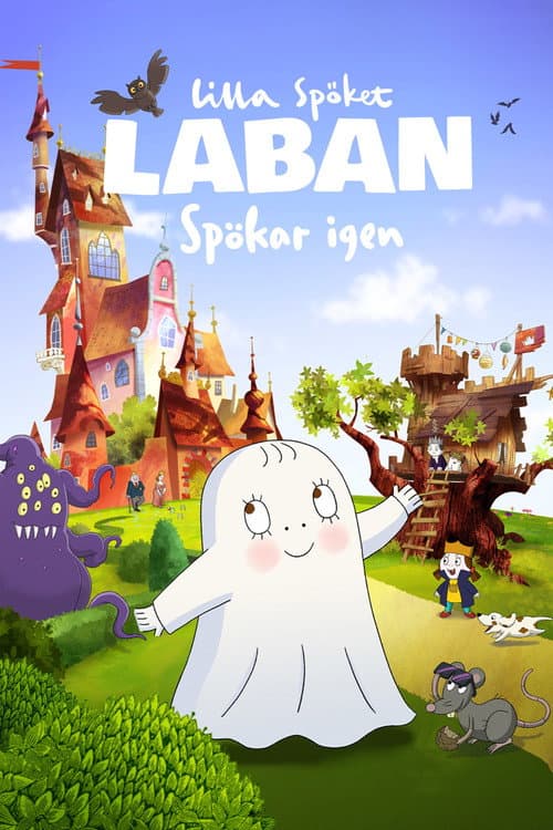 Poster for Lilla spöket Laban spökar igen