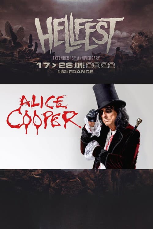 Poster for Alice Cooper - Hellfest 2022