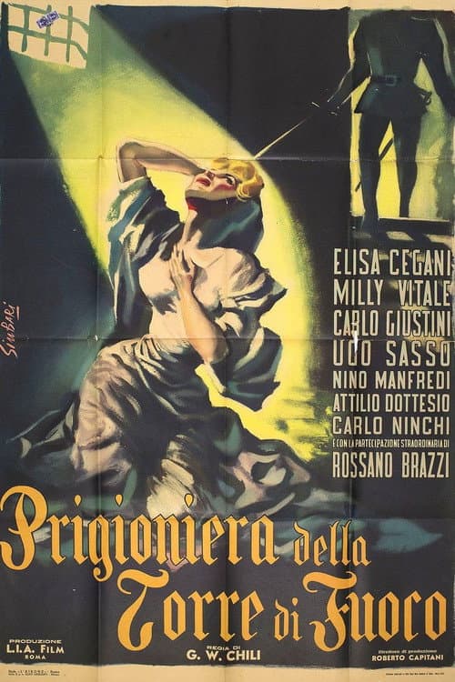 Poster for La prigioniera della torre di fuoco