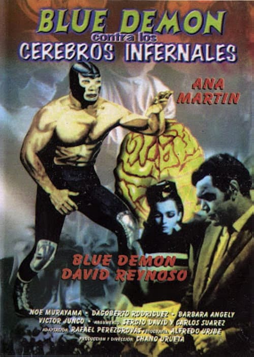 Poster for Blue Demon vs. the Infernal Brains