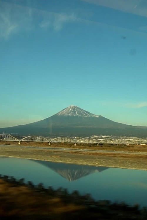 Poster for Mount Fuji Seen from a Moving Train