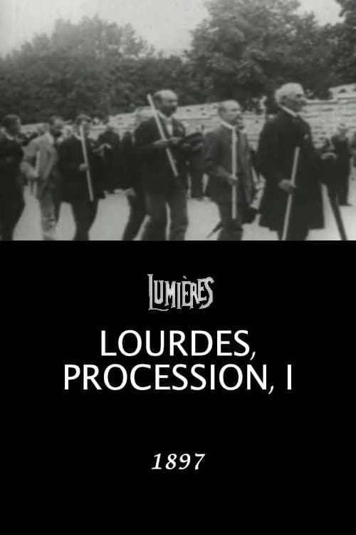 Poster for Lourdes, procession, I